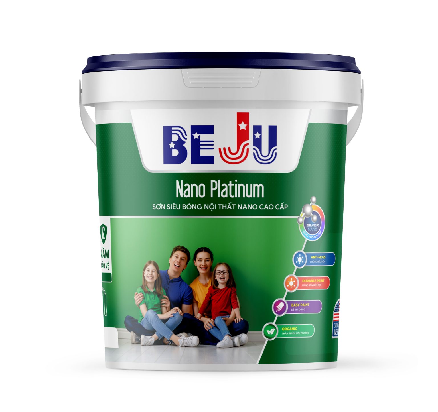 Sơn siêu bóng nội thất nano